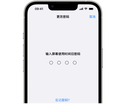 汕尾iPhone屏幕维修分享iPhone屏幕使用时间密码忘记了怎么办 