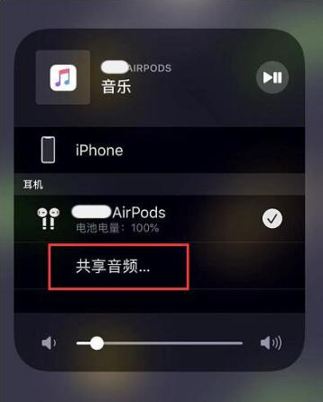 汕尾苹果14音频维修点分享iPhone14音频共享设置方法 